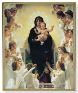 Queen of the Angels 8x10 Gold Trim Plaque [HFA0220]