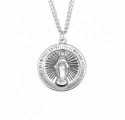 Rays of Light Round Men's Miraculous Medal [HMM3188]