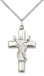 Risen Christ Cross Pendant [BM0204a]