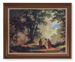Road to Emmaus by Zund 11x14 Framed Print Artboard [HFA5048]