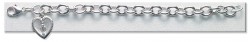 Bracelet - Extra Heavy Sterling Silver with Miraculous Charm [RB3455]