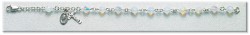 Rosary Bracelet - Sterling Silver with 6mm Violet Opal Austrian Crystal Beads [RB3477]