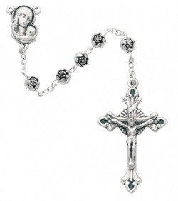 Rosebud Bead Rosary [RBMV055]