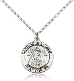 Round Caridad Del Cobre Pendant [BM0083]