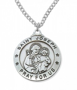 Round Men's St. Joseph Medal [CM0906]