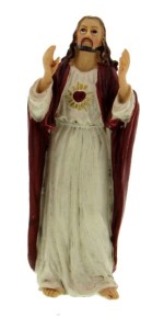 Sacred Heart of Jesus Statue 3.5“ [RM50297]