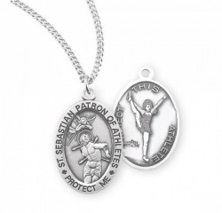 Saint Sebastian Cheerleading Athlete Medal [HMM3050]