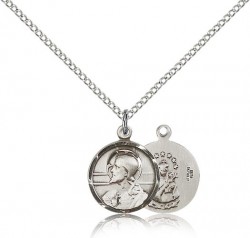 Double-sided Scapular Medal Pendant Round [CM2235]