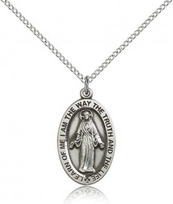 Women's Learn of Me Scapular Medal [BM0609]