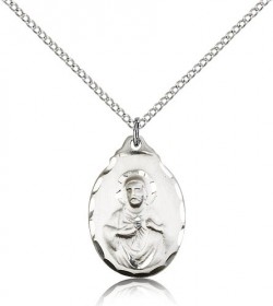 Women's Teardrop Shape Scapular Pendant [CM2214]