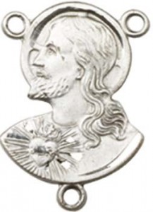 Scapular Sterling Silver Rosary Centerpiece [BLCR0116]