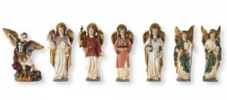 Seven Piece Archangel Statue Set 5 Inch High Statue [CBST092]
