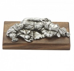Sleeping Saint Joseph Pewter Statue 4 Inch [HRST639]