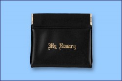 Small Black My Rosary, Rosary Case [CFSMM0022]