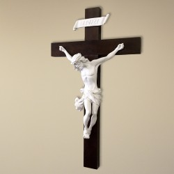 Solid Wood Baroque styled Crucifix - 14 Inches or 30 Inches [CRX4367]
