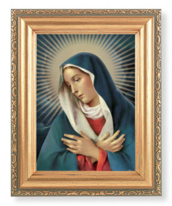 Sorrowful Madonna 4x5.5 Print Under Glass [HFA5346]