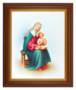 St. Anne 8x10 Textured Artboard Dark Walnut Frame [HFA5544]