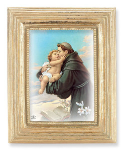 St. Anthony 2.5x3.5 Print Under Glass [HFA5285]