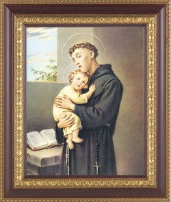 St. Anthony 8x10 Framed Print Under Glass [HFP300]
