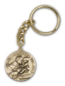 Round St. Anthony Keychain [AUBKC010]