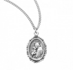 St. Anthony Oval Medal Sterling Silver [REM2044]