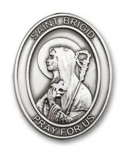 St. Brigid of Ireland Visor Clip [AUBVC094]