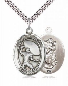 St. Christopher Football Medal [EN6518]