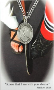 St. Christopher Hockey Pendant and Prayer Card [PC675HK]