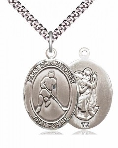 St. Christopher Ice Hockey Medal [EN6286]