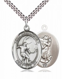 St. Christopher Soccer Medal [EN6520]