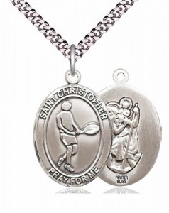 St. Christopher Tennis Medal [EN6287]