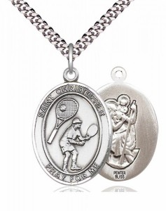 St. Christopher Tennis Medal [EN6522]