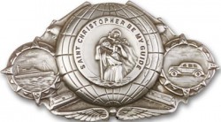St. Christopher Visor Clip [AUBVC005]