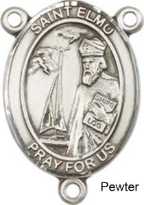 St. Elmo Rosary Centerpiece Sterling Silver or Pewter [BLCR0201]