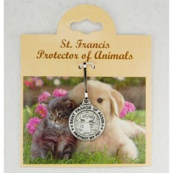 St. Francis Pewter Pet Medal - Small [MVPM002]