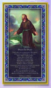 Peace Prayer of St. Francis Italian Wall Plaque [HPP014]