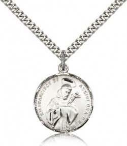 Round St. Francis of Assisi Medal [CM2112]