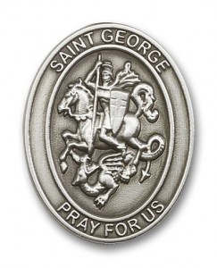 St. George Oval Visor Clip [AUBVC073]
