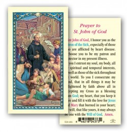 St. John of God Laminated Prayer Card [HPR466]