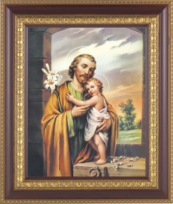 St. Joseph 8x10 Framed Print Under Glass [HFP630]