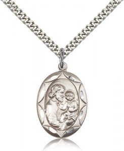 Scalloped Border St. Joseph Medal [BM0737]