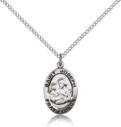 Women's Small Oval St. Joseph Medal [BM0739]