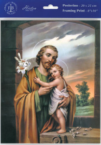 St. Joseph Print - Sold in 3 per pack [HFA1167]