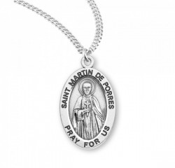 Women's St. Martin De Porres Oval Medal [HMM3135]