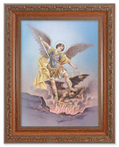 St. Michael 6x8 Print Under Glass [HFA5389]