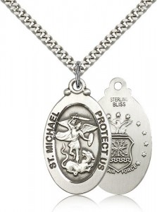 Men's  St. Michael Air Force Medal [BM0783]