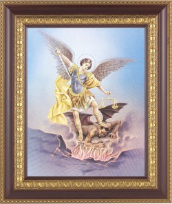 St. Michael 8x10 Framed Print Under Glass [HFP330]