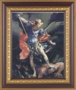 St. Michael 8x10 Framed Print Under Glass [HFP333]