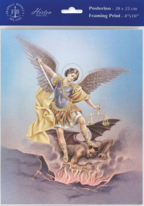 St. Michael Print - Sold in 3 per pack [HFA1171]