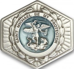 St. Michael the Archangel Visor Clip [AUBVC008]